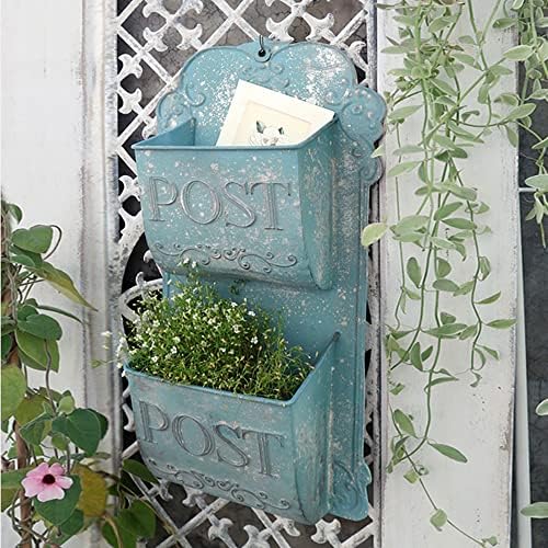 All Chic Metal Hanging Planter Wall Mounted Planters Metal Wall Planter Wall - Image 6