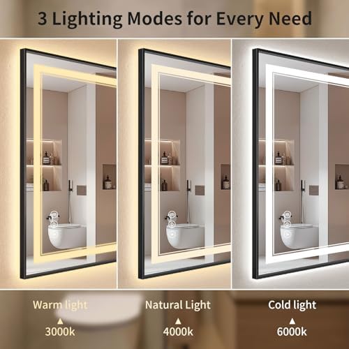 22"x30" LED Bathroom Mirror - Image 6