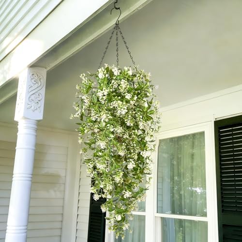 Waipfaru 8Pcs Fake Hanging Plants, Faux Ivy Fake Vines Greenery - Image 3