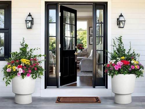 Autodaya 16.75" Urn-Style Planters Set of 2 - Image 6