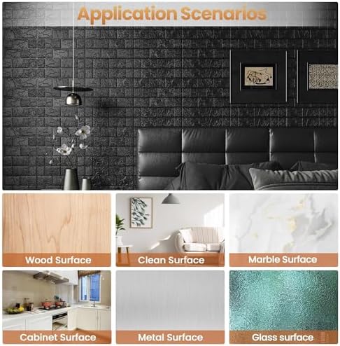 Faux Brick Wall Panels Peel and Stick Tile - Image 7