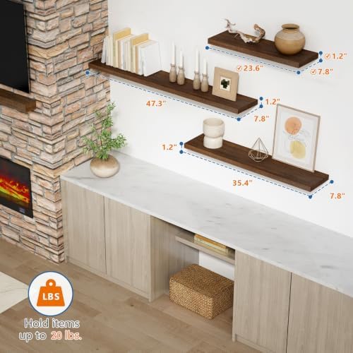 Harwaya 24 Inch Floating Shelves - Image 2