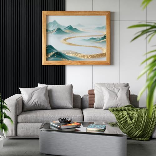 Art3d 94 x 12.6 in, Acoustic Lightweight Slat Wood Wall Panels, Matte Black - Image 2