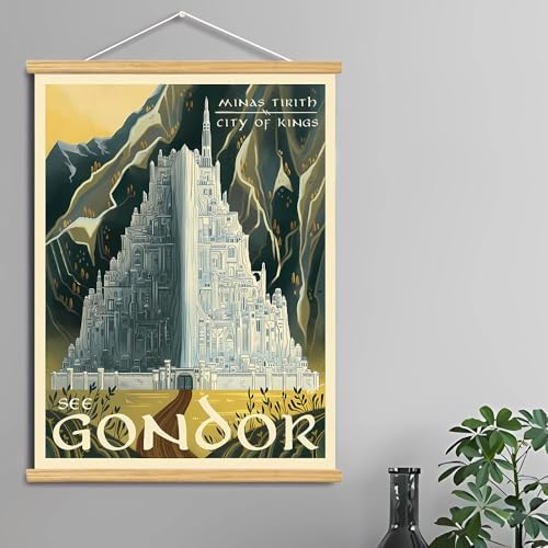 Middle Earth Landscape Wall Art Prints Canvas PaintingFantasy Posters, Wall - Image 2