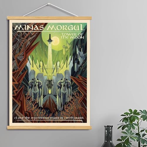 Middle Earth Landscape Wall Art Prints Canvas PaintingFantasy Posters, Wall - Image 2