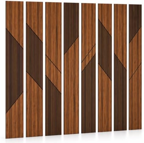 Wood Wall Panels for Interior Decor, Peel and Stick 3D WPC Panels by Unknown