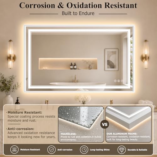 30"x48" LED Bathroom Mirror - Image 2