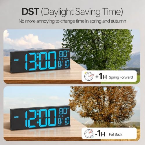 JALL 16.2" Large Digital Wall Clock - Image 5