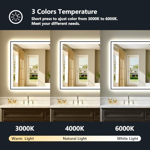 72x36 LED Bathroom Mirror with Lights - Image 5