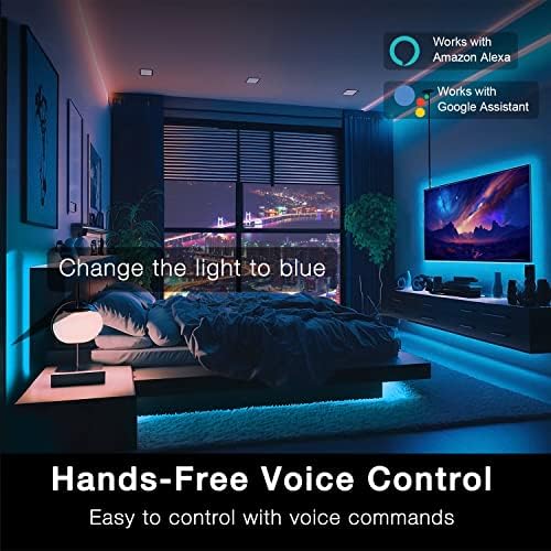 DAYBETTER Smart WiFi Led Lights 100ft, Tuya App Controlled Led Strip Lights - Image 2