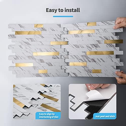 Art3d Faux Stone Peel & Stick Backsplash Tile - Image 6