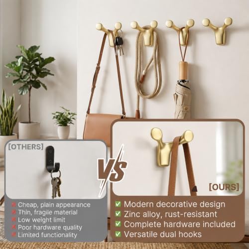 POZEAN Coat Rack Wall Mount - Image 5