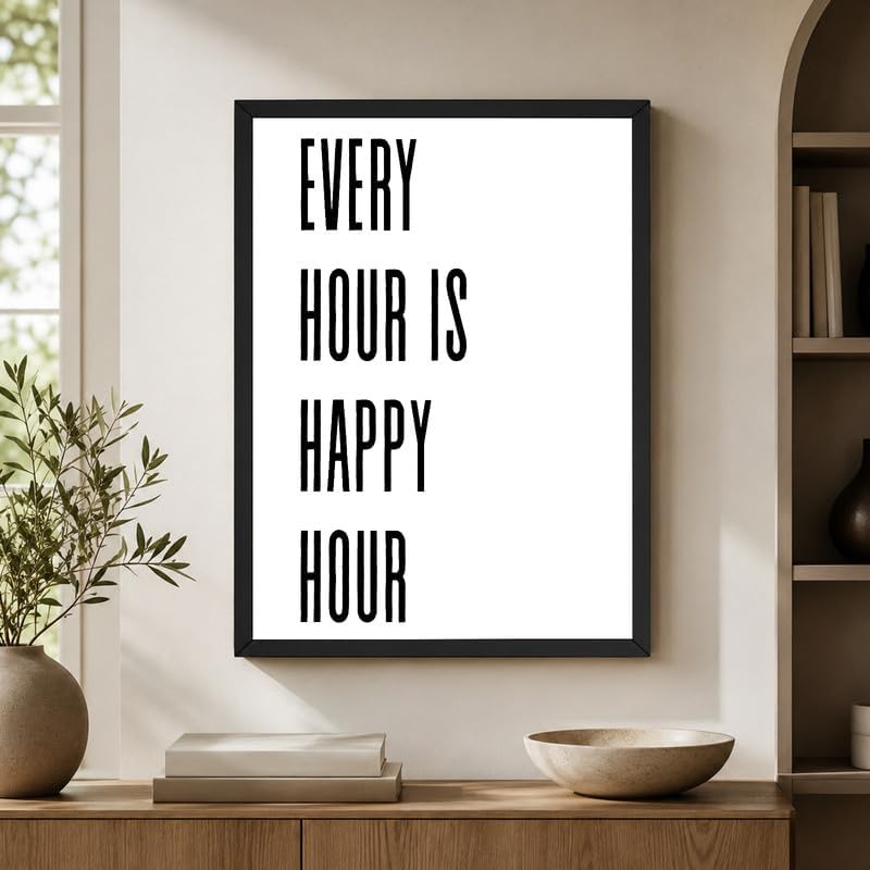 InkFlow Posters Every Hour Happy Hour Canvas Poster - Image 5