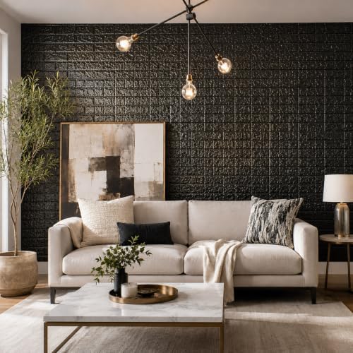 3D Wall Panels Peel and Stick Faux Foam Brick Wallpaper Covering - Image 4