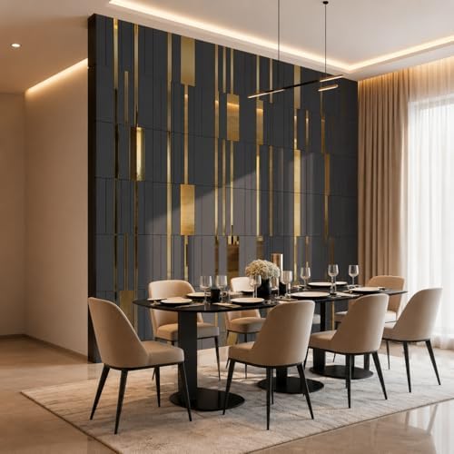 Geelin 4 Pack 3D Wall Panels Peel and Stick Fluted - Image 6