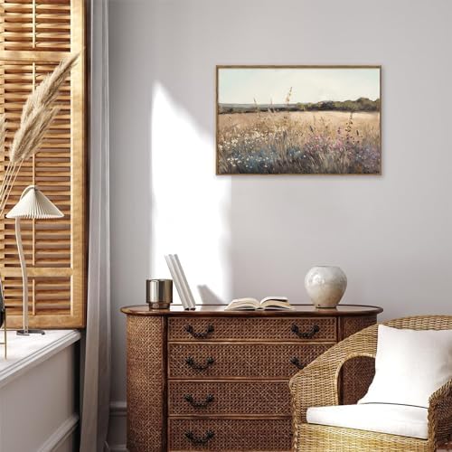 KBKBART Framed Vintage Wall Art Prints, Retro European Country Autumn - Image 5