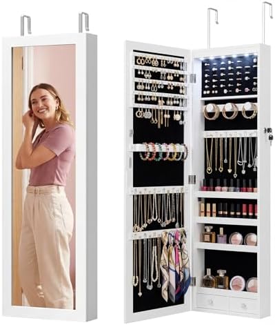 Antok 6 LEDs Jewelry Cabinet by AntokMirror