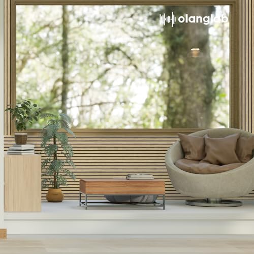 Olanglab Wood Panels for Wall 4Pack 94.5"x12.6" Warm Oak - Image 7