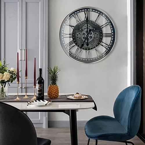 Real Moving Gears Wall Clock Large Modern Metal Clocks - Image 6
