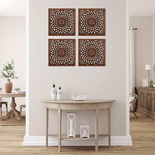 Wooden Designer Wall Hanging Plaques/Wall Plaque Wall Décor Plaques Set of - Image 2