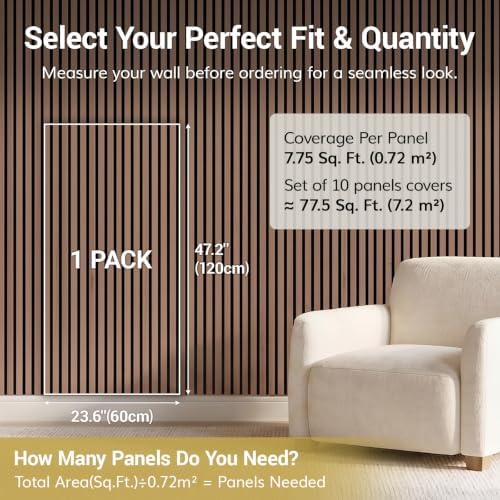 TONOR 10-Pack Wood Slat Panel, Acoustic Panels - Image 5