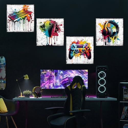 Banksy Giaffiti Wall Art Game Room Decor - Image 6
