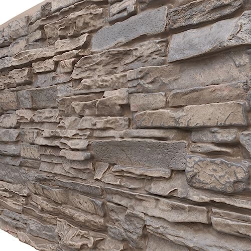 EverStone Canyon Ridge Faux Stone Panel, 45 3/4"W x 24 1/2"H x 1 1/4"D - Image 7