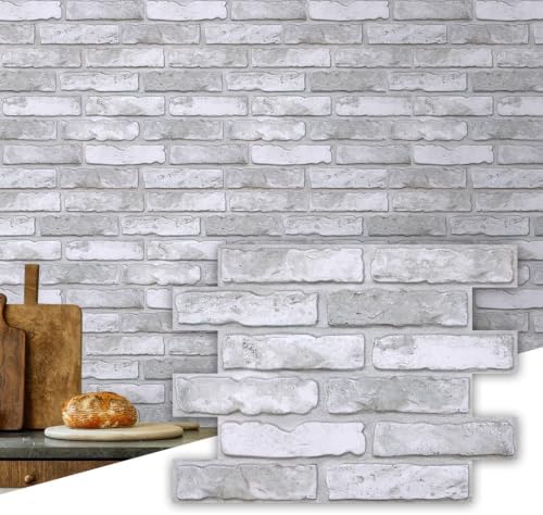 Commomy 3D Peel and Stick Faux Brick Wall Panels by CommomyDecor