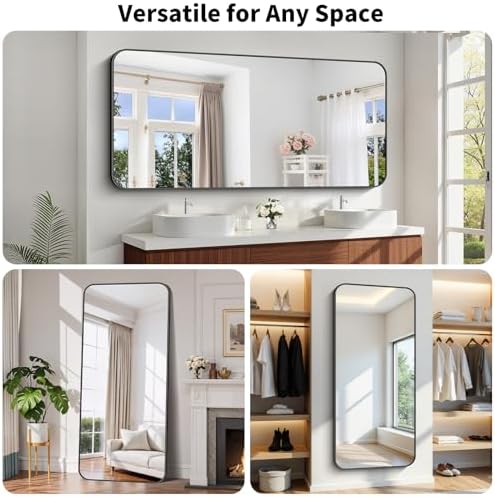 Koonmi Bathroom Wall Mirror, 32x72 Inch Large Vanity Mirror - Image 6