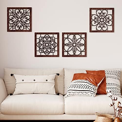 Yulejo 4 Piece Thicken Rustic Wall Decor - Image 3