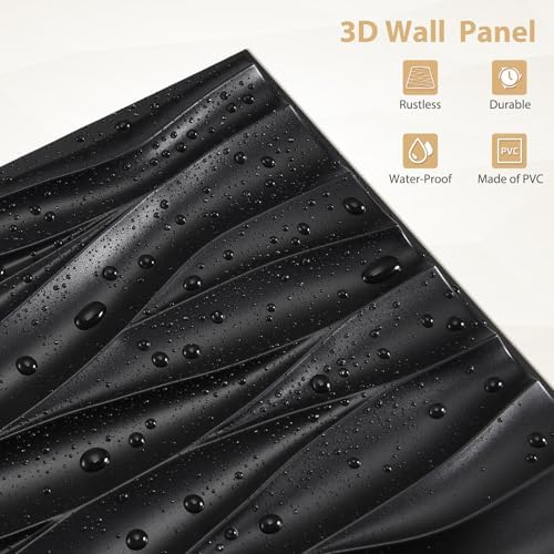 Heikki 30 Pack 3D Wall Panel for Interior Wall Décor, PVC Flower Textured Wall - Image 2