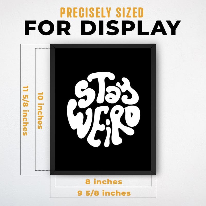 InkFlow Posters Stay Weird Canvas Poster - Image 3