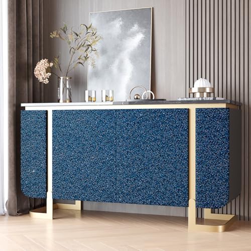 Black Blue Glitter Wallpaper Stick and Peel Sparkle Glitter Contact Paper - Image 7