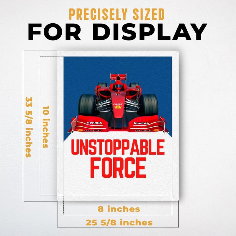 InkFlow Posters Racing Car Canvas Poster - Image 3