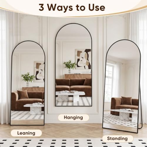 Antok 81"x41" Arched Full Length Mirror - Image 6