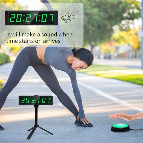 YZ Gym Timer Clock for Home Gym, Fitness Timer - Image 3