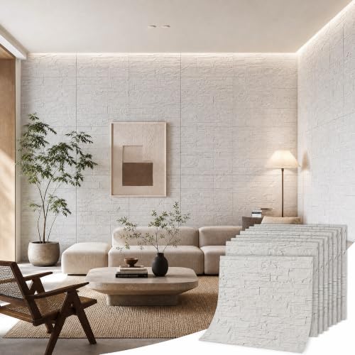 GLSLAND 3D Faux Stone Wall Panels by GLSLAND