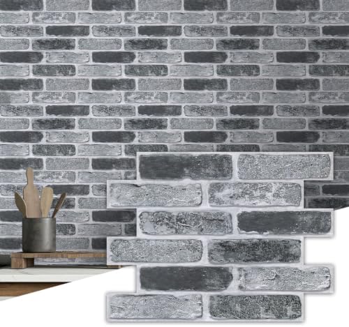 Commomy 3D Wall Panels Peel and Stick Faux Brick by CommomyDecor