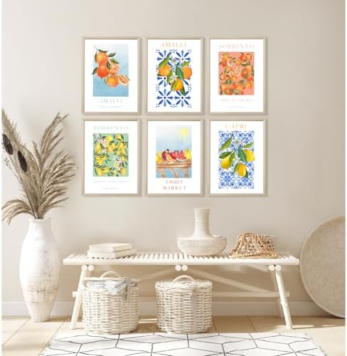 Baccone Fruit Wall Art Kitchen Artwork Wall Decor Fruit Market Prints Poster - Image 4