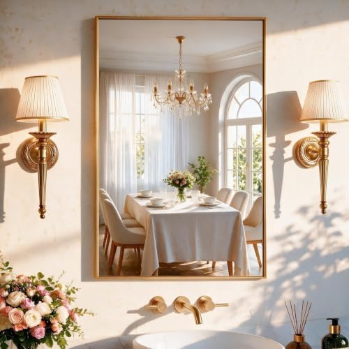 DUMOS 24"x36" Wall Mirror, Bathroom Mirrors by DUMOS