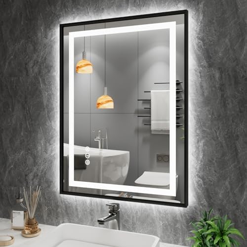 Amorho 24"X32" LED Bathroom Mirror by Amorho