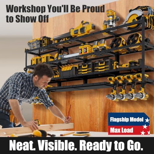 XLarge 64''W Power Tool Organizer Wall Mount - Image 7