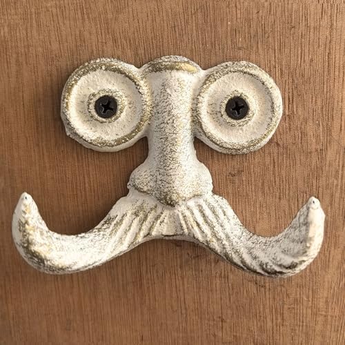 Cast Iron Hook, Heavy Duty Vintage Coat Hooks by Unknown