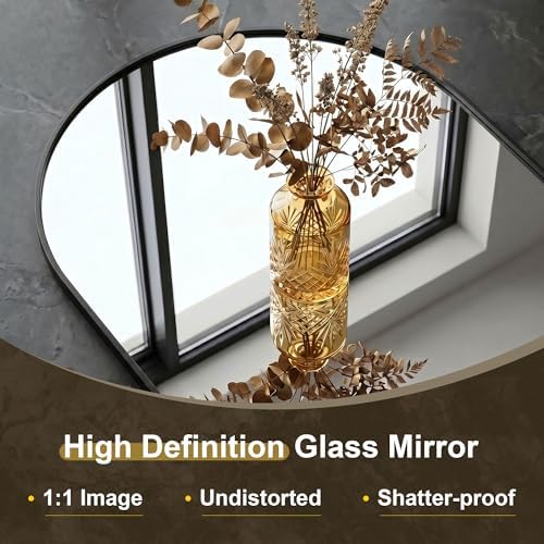 AMOISE Arched Bathroom Mirror for wall - Image 2