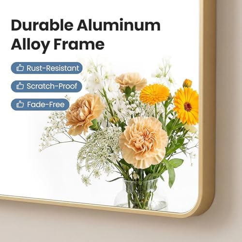NEWBULIG Bathroom Mirror 30x40 Inch, Vanity Wall Mirror - Image 6