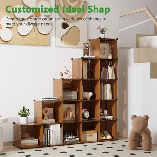 C&AHOME 16 Cube Storage Organizer Cube Shelves Units Storage Cubes - Image 3