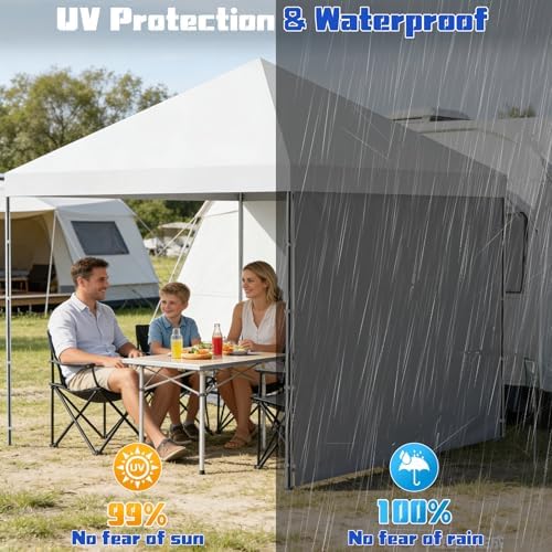 10x10 Canopy Sidewalls, UV Protection, Waterproof, Zipper Sidewall - Image 3