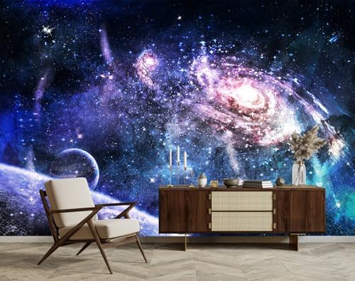 Galaxy Mural Wallpaper Peel and Stick - Image 3