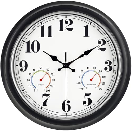 45MinST 13-Inch Vintage Outdoor Wall Clock by 45MinST