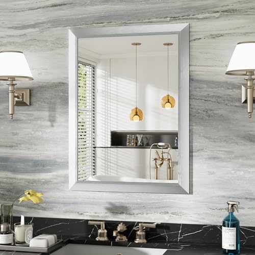 Briivue Bathroom Wall Mirror, 24x32 Inch by Briivuemodernmirrors
